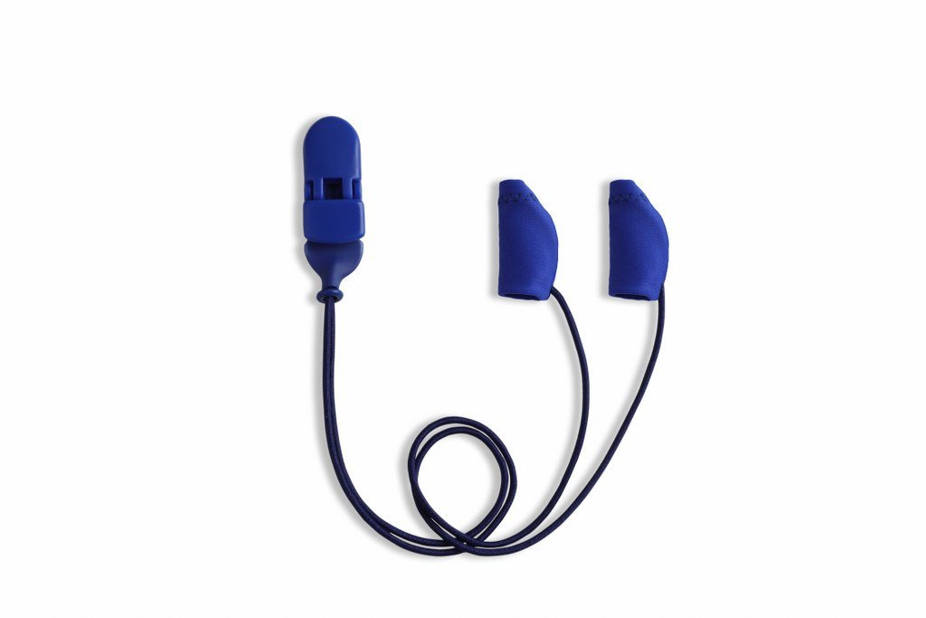 Ear Gear Micro Corded covers for hearing aids up to 2,5 cm Blue