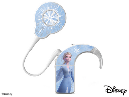 Skórka / naklejki na procesor mowy Cochlear NUCLEUS 8 - Disney Frozen - Elsa