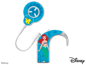 Skórka / naklejki na procesor mowy Cochlear NUCLEUS 8 - Disney Mała Syrenka - Ariel