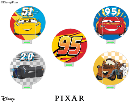 Skórki / naklejki na cewkę MED-EL DL - Pixar Auta - Zygzak McQueen