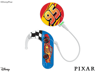 Skórka / naklejki na procesor mowy MED-EL Sonnet 3 - Pixar Auta - Zygzak McQueen