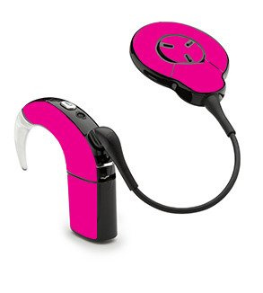 Skórka na procesor Cochlear NUCLEUS 7 - jednolity róż
