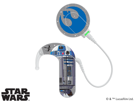 Skórka / naklejki na procesor mowy MED-EL Sonnet 3 - Lucasfilm Star Wars - R2D2