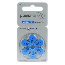 Baterie do aparatu słuchowego VARTA Power One 675 / PR44 - 6 sztuk