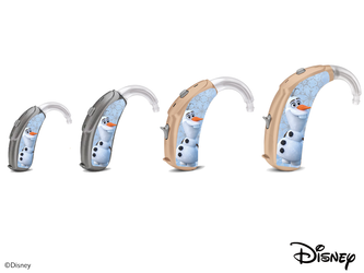 Skórki / naklejki na aparaty słuchowe - Disney Frozen - Olaf