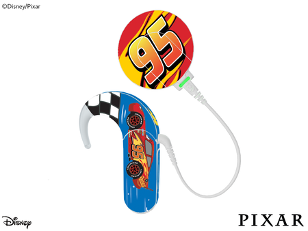 Skórka / naklejki na procesor mowy MED-EL Sonnet 1 / 2 - Pixar Auta - Zygzak McQueen