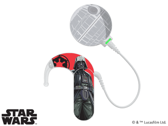Skórka / naklejki na procesor mowy MED-EL Sonnet 3 - Lucasfilm Star Wars - Darth Vader
