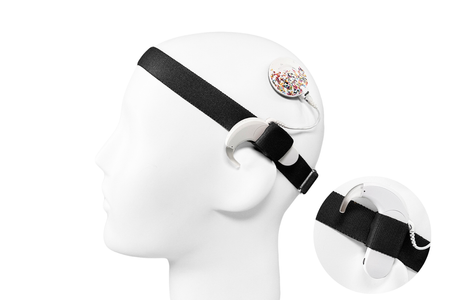 Opaska EasyFlex PRO light do procesorów mowy / implantów - czarny