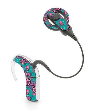 Skórka na procesor Cochlear NUCLEUS 5 - MOTYLKI