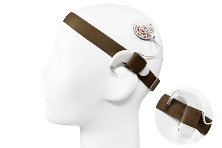 Opaska EasyFlex PRO light do procesorów mowy / implantów - brązowy