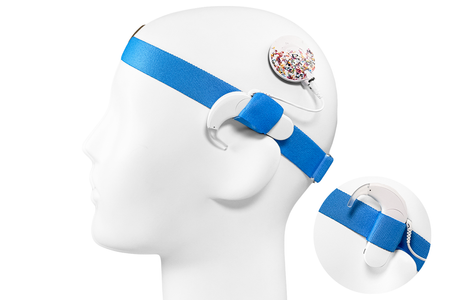 Opaska EasyFlex PRO light do procesorów mowy / implantów - niebieski