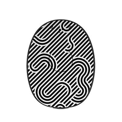 Oryginalna osłonka na procesor MED-EL Rondo 2 - wzorki (Retro)