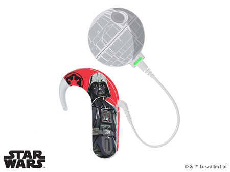 Skórka / naklejki na procesor mowy MED-EL Sonnet 1 / 2 - Lucasfilm Star Wars - Darth Vader