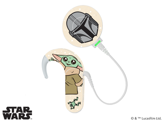 Skórka / naklejki na procesor mowy MED-EL Sonnet 1 / 2 - Lucasfilm Star Wars - Grogu
