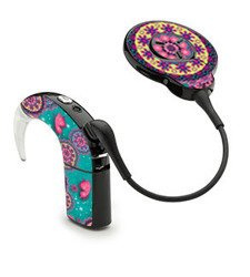 Skórka na procesor Cochlear NUCLEUS 7 - MOTYLKI