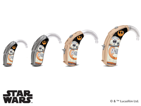 Skórki / naklejki na aparaty słuchowe - Lucasfilm Star Wars - BB8