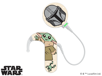 Skórka / naklejki na procesor mowy MED-EL Sonnet 3 - Lucasfilm Star Wars - Grogu