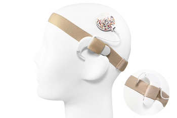 Opaska EasyFlex PRO light do procesorów mowy / implantów - beżowa