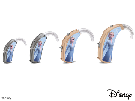 Skórki / naklejki na aparaty słuchowe - Disney Frozen - Elsa