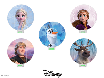 Skórki / naklejki na cewkę MED-EL DL - Disney Frozen
