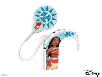 Skórka / naklejki na procesor mowy Cochlear NUCLEUS 7 - Disney Vaiana