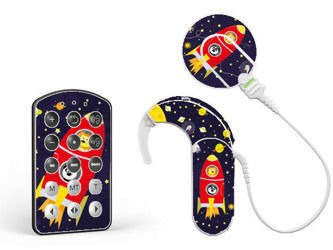Adhesivo decorativo / skin para procesador de audio MED-EL Sonnet - rakieta
