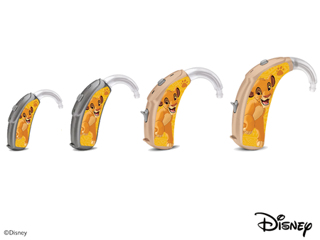 Skórki / naklejki na aparaty słuchowe - Disney Król Lew