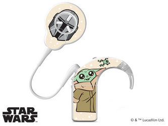 Skórka / naklejki na procesor mowy Cochlear NUCLEUS 8 - Lucasfilm Star Wars - Grogu