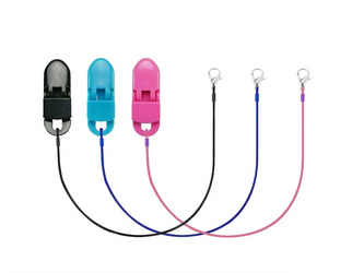 Zawieszka z karabińczykiem do ramki ochronnej / do bumpera do procesora MED-EL Rondo 3 z klipsem do ubrania