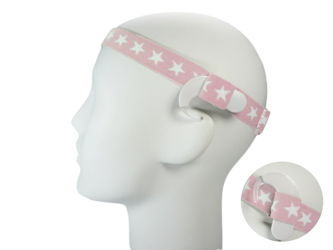 Opaska EasyFlex PRO do procesorów mowy / implantów - jasno różowa