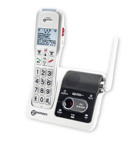 Bezprzewodowy telefon stacjonarny dla niedosłyszących Geemarc AmpliDect595 U.L.E