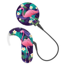 Skórka / naklejki na procesor mowy MED-EL Sonnet 1 / 2 - flaming