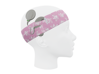 Opaska uniwersalna do procesorów mowy / implantów - listki