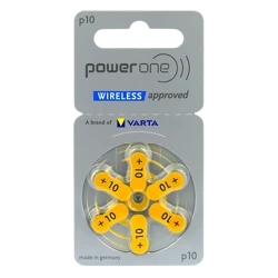 Baterie do aparatu słuchowego VARTA Power One  10 / PR70 - 6 sztuk