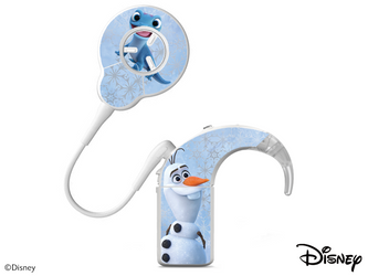 Skórka / naklejki na procesor mowy Cochlear NUCLEUS 8 - Disney Kraina Lodu - Olaf