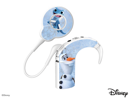 Skórka / naklejki na procesor mowy Cochlear NUCLEUS 7 - Disney Frozen - Olaf
