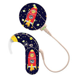 Skórka / naklejki na procesor mowy MED-EL Sonnet 1 / 2 - rakieta