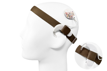 Opaska EasyFlex PRO light do procesorów mowy / implantów - brązowy