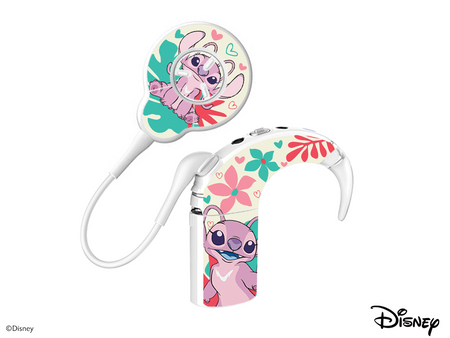 Skórka / naklejki na procesor mowy Cochlear NUCLEUS 7 - Disney Lilo&Stitch - Angel