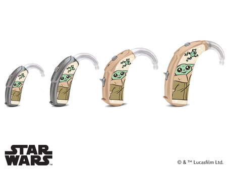 Skórki / naklejki na aparaty słuchowe - Lucasfilm Star Wars - Grogu