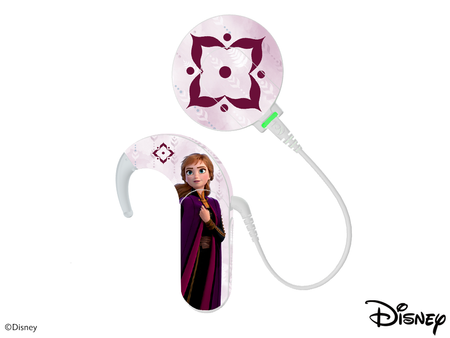 Skórka / naklejki na procesor mowy MED-EL Sonnet 1 / 2 - Disney Frozen - Anna