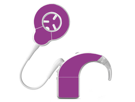 Skórka / naklejki na procesor Cochlear NUCLEUS 8 - fioletowy