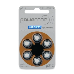 Baterie do aparatu słuchowego VARTA Power One  312 / PR41 - 6 sztuk