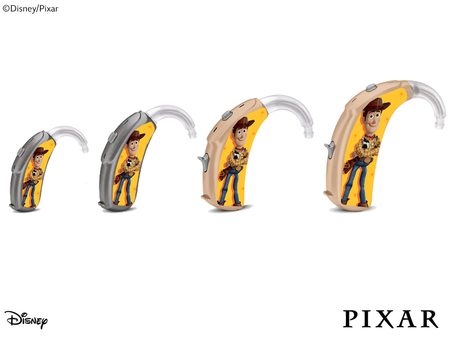 Skórki / naklejki na aparaty słuchowe - Disney Toy Story - Woody