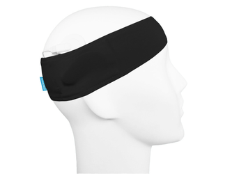 Opaska sportowa do procesorów mowy / implantów - czarna