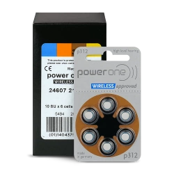 Baterie do aparatu słuchowego VARTA Power One  312 / PR41 - 60 sztuk pudełko